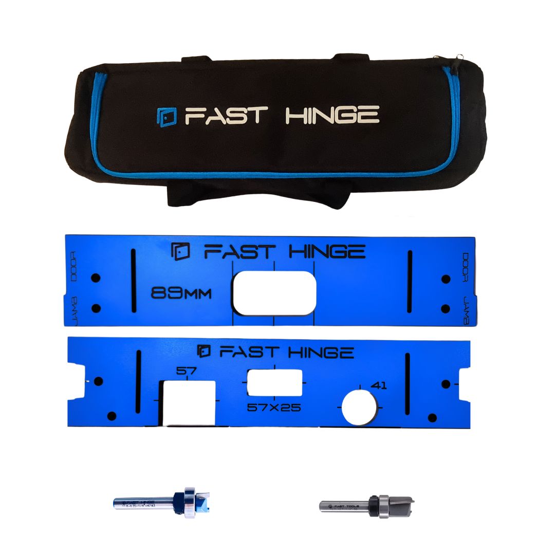 Fast Hinge Door Jigs and Right Gaps: Router Bits, Chisels