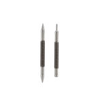 Spring loaded nail punch and hinge pin remover
