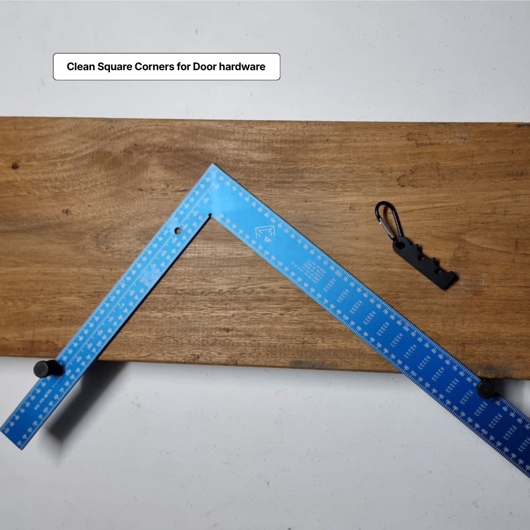 Framing square stair gauge set used for stair construction layout