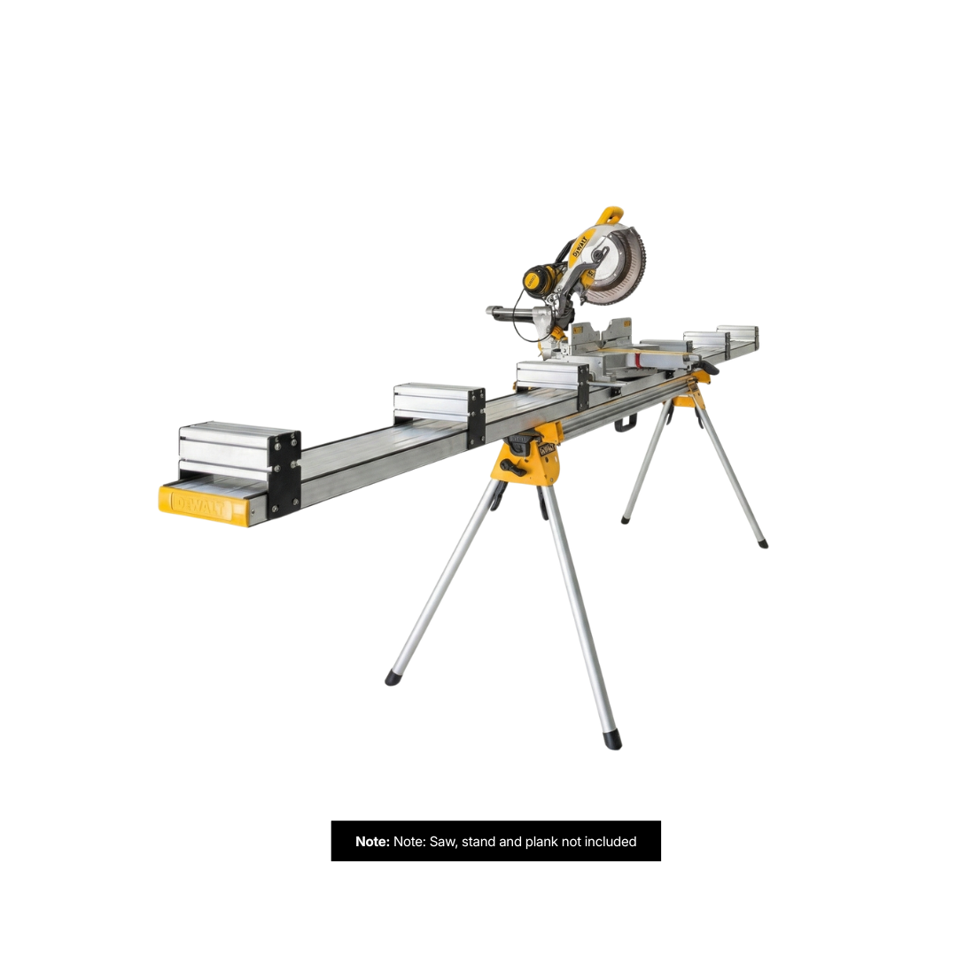 Mitre saw bench kit workstation system for accurate woodworking cuts