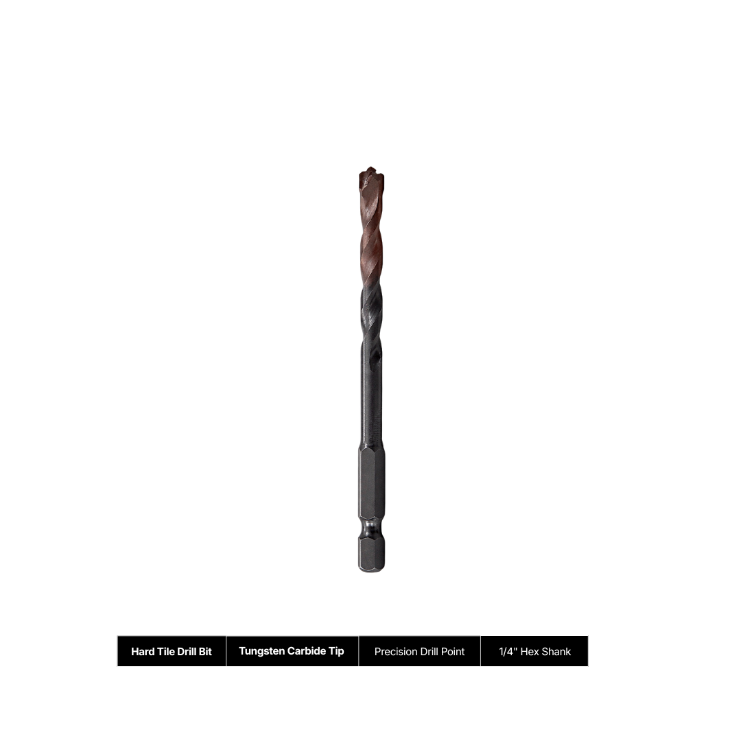 Professional porcelain tile drill bit for precise tile drilling