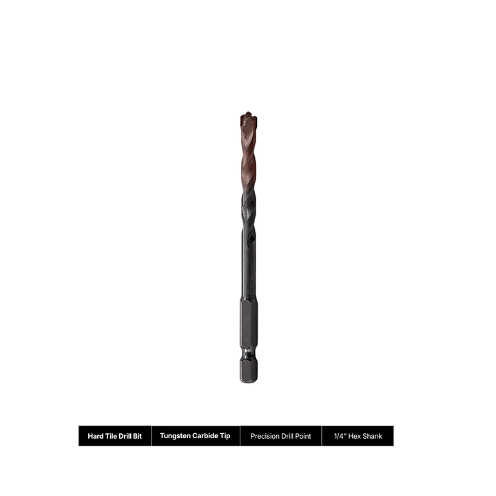 Professional porcelain tile drill bit for precise tile drilling
