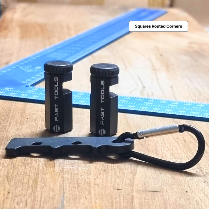 Stair stringer layout gauges for precise carpentry measurements