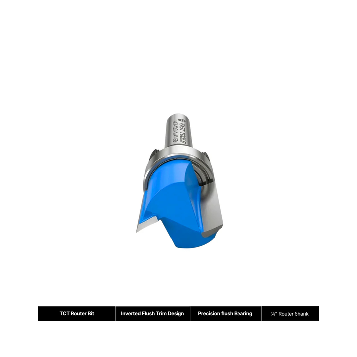 TCT Inverted Flush trim router bit 1/4 Shank