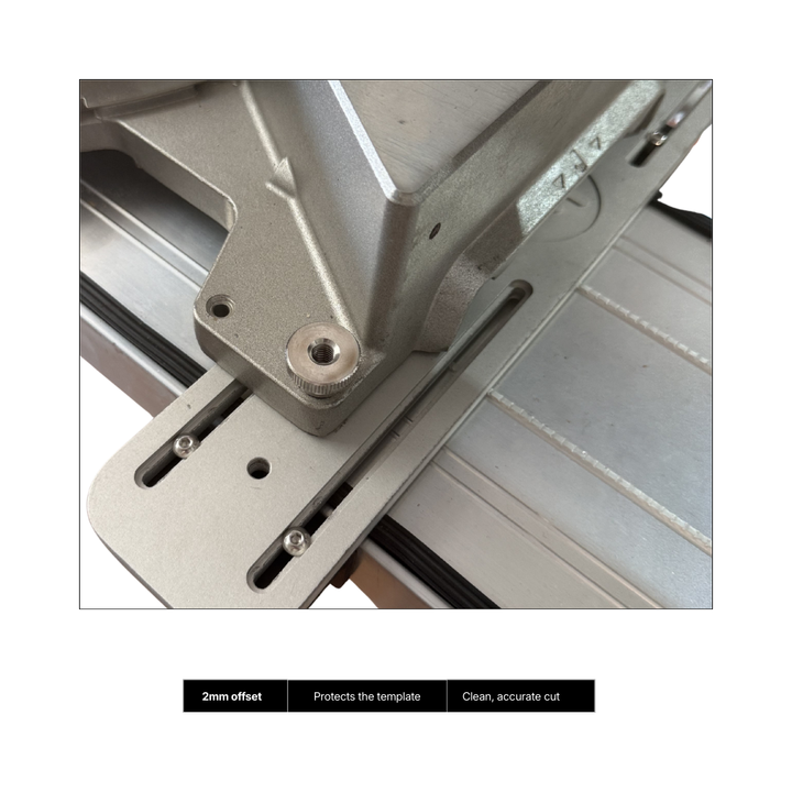Woodworking mitre saw bench kit designed for accurate cutting setups